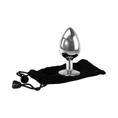 ADAM & EVE CLEAR GEM ANAL PLUG LARGE