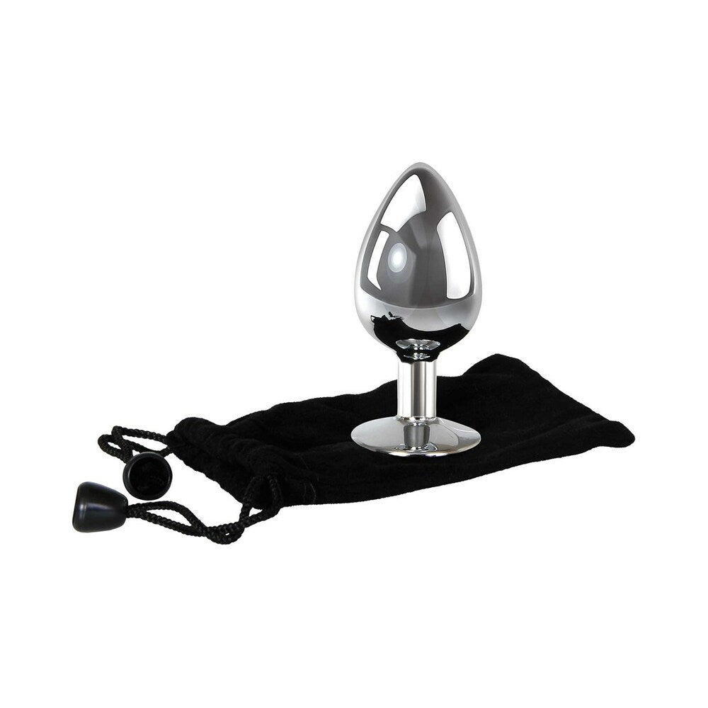 ADAM & EVE - CLEAR GEM ANAL PLUG LARGE