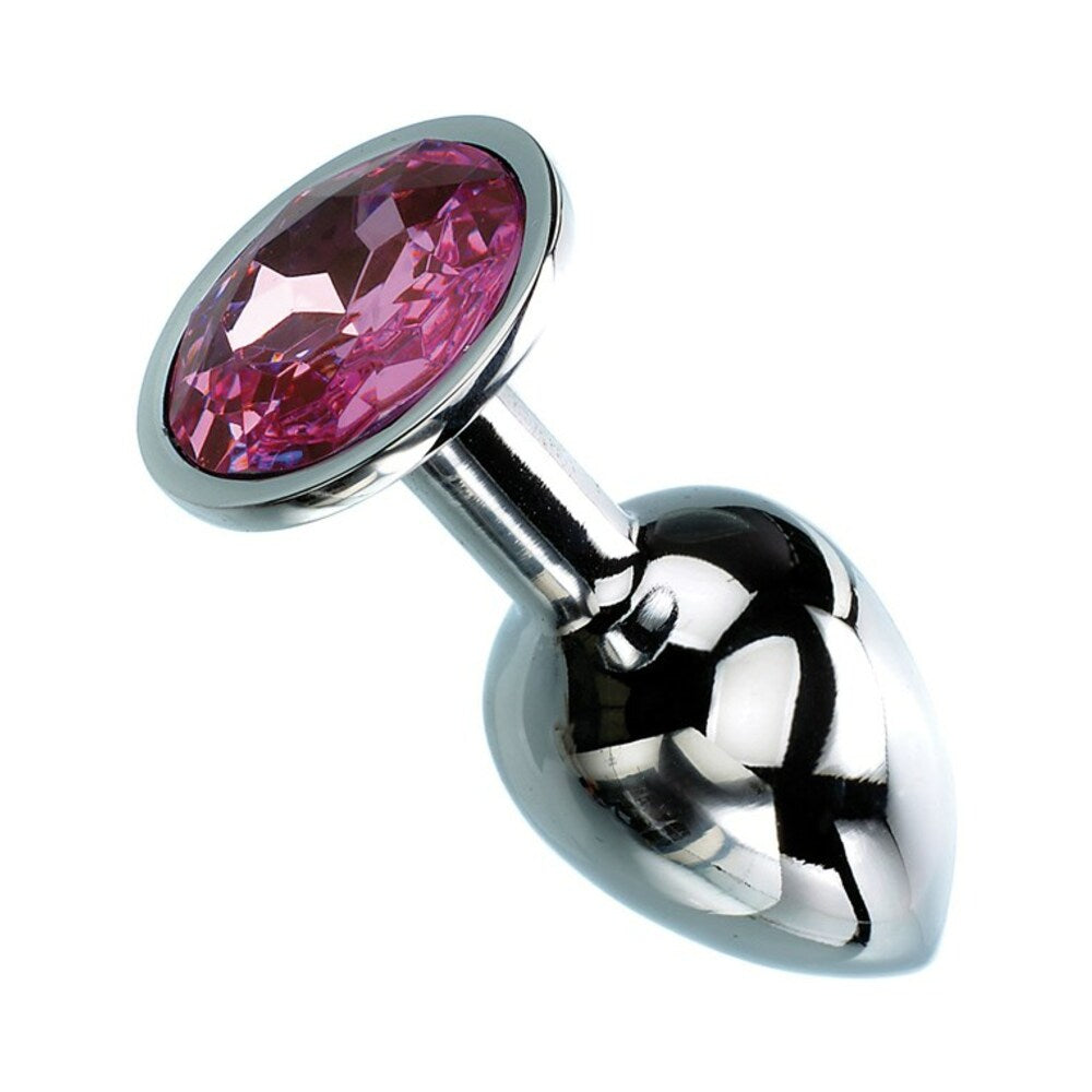 ADAM & EVE - PINK GEM ANAL PLUG SMALL