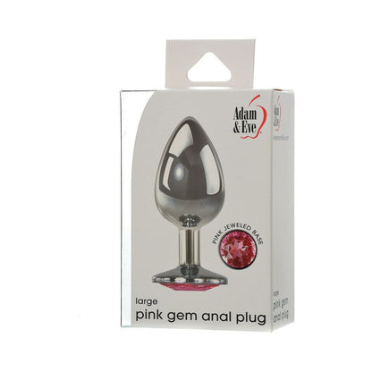 ADAM & EVE - PINK GEM ANAL PLUG LARGE