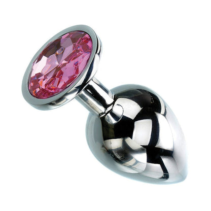 ADAM & EVE PINK GEM ANAL PLUG LARGE