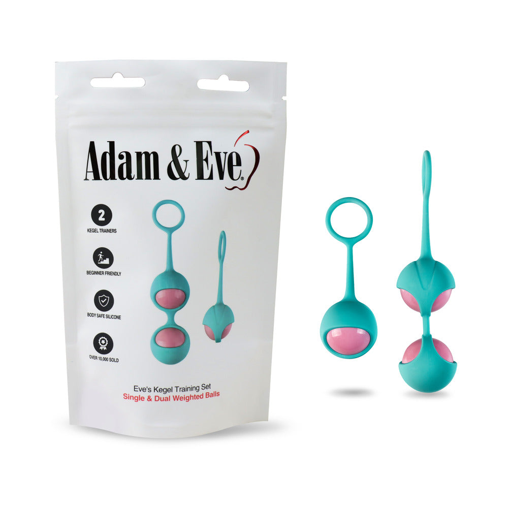 ADAM & EVE - SET DE ENTRENAMIENTO KEGEL DE EVA (EMBALAJE EN BOLSA)