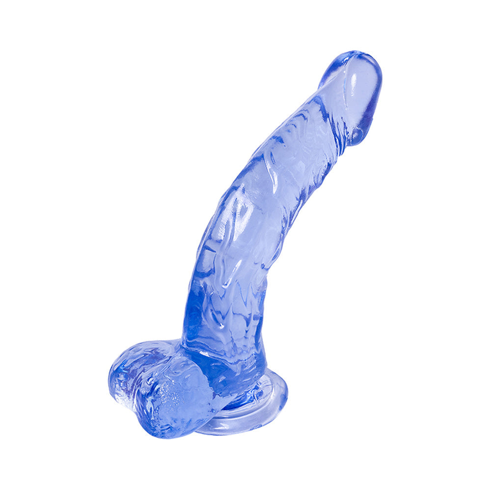 ADAM & EVE - DILDO CURVO DE JELLY (ENVASADO EN BOLSA)