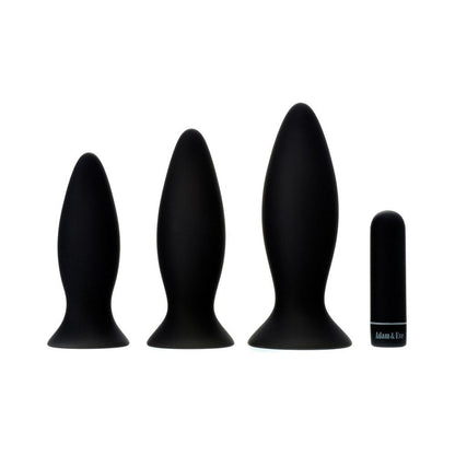ADAM & EVE - KIT ENTRENADOR DE PLUG ANAL VIBRATORIO RECARGABLE