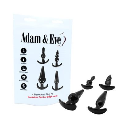 ADAM & EVE - 4-PIECE ANAL PLUG KIT (BAG)