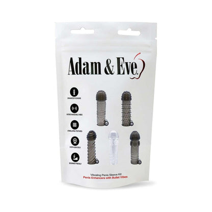 ADAM & EVE VIBRATING PENIS SLEEVE KIT (BAG)