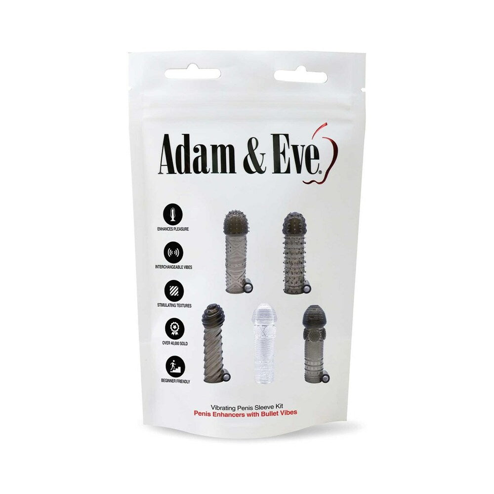 ADAM & EVE - VIBRATING PENIS SLEEVE KIT (BAG)