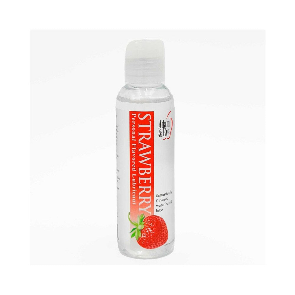 ADAM & EVE FLAVORED LUBRICANT STRAWBERRY 4 OZ.