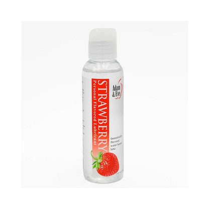 ADAM & EVE FLAVORED LUBRICANT STRAWBERRY 4 OZ.