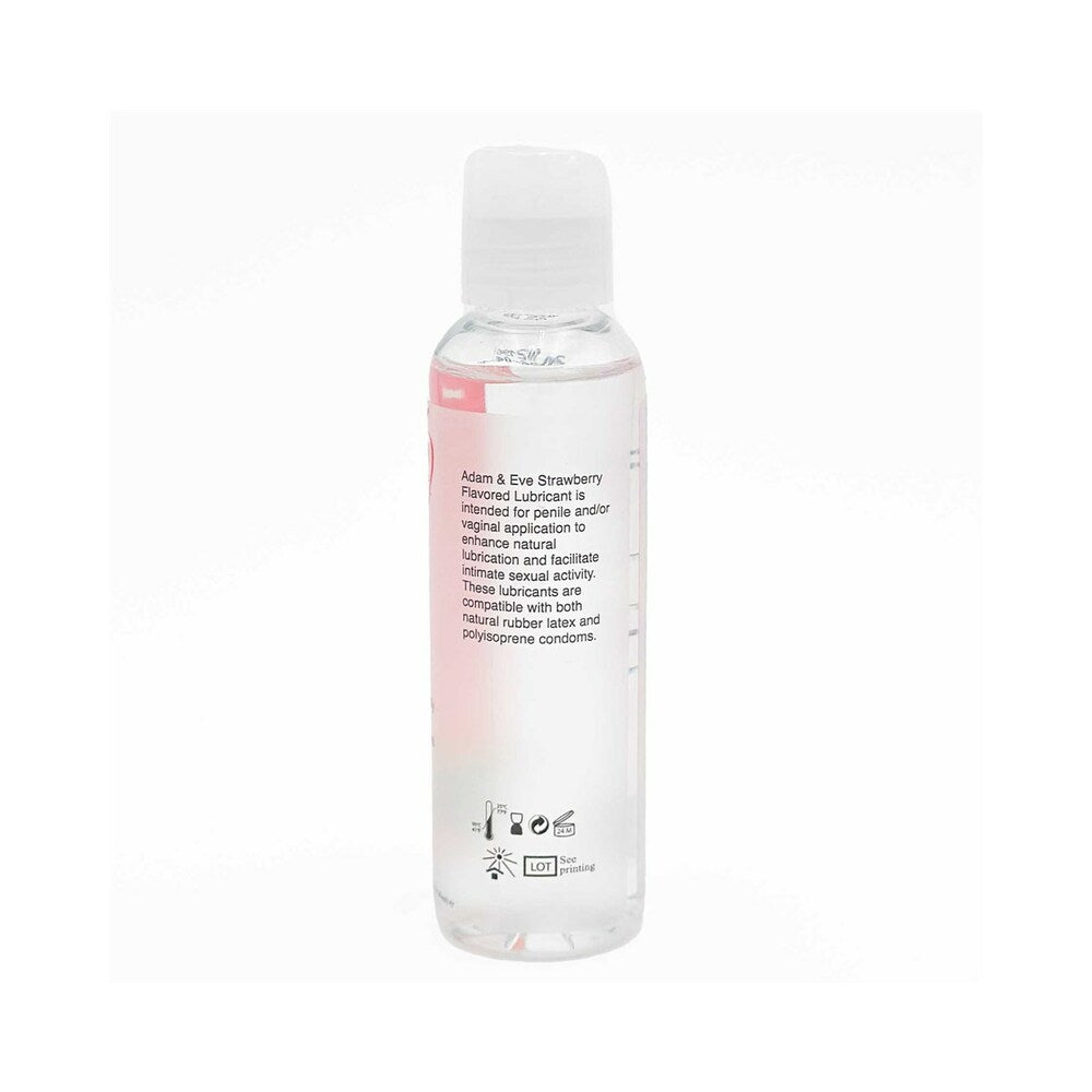 ADAM & EVE FLAVORED LUBRICANT STRAWBERRY 4 OZ.