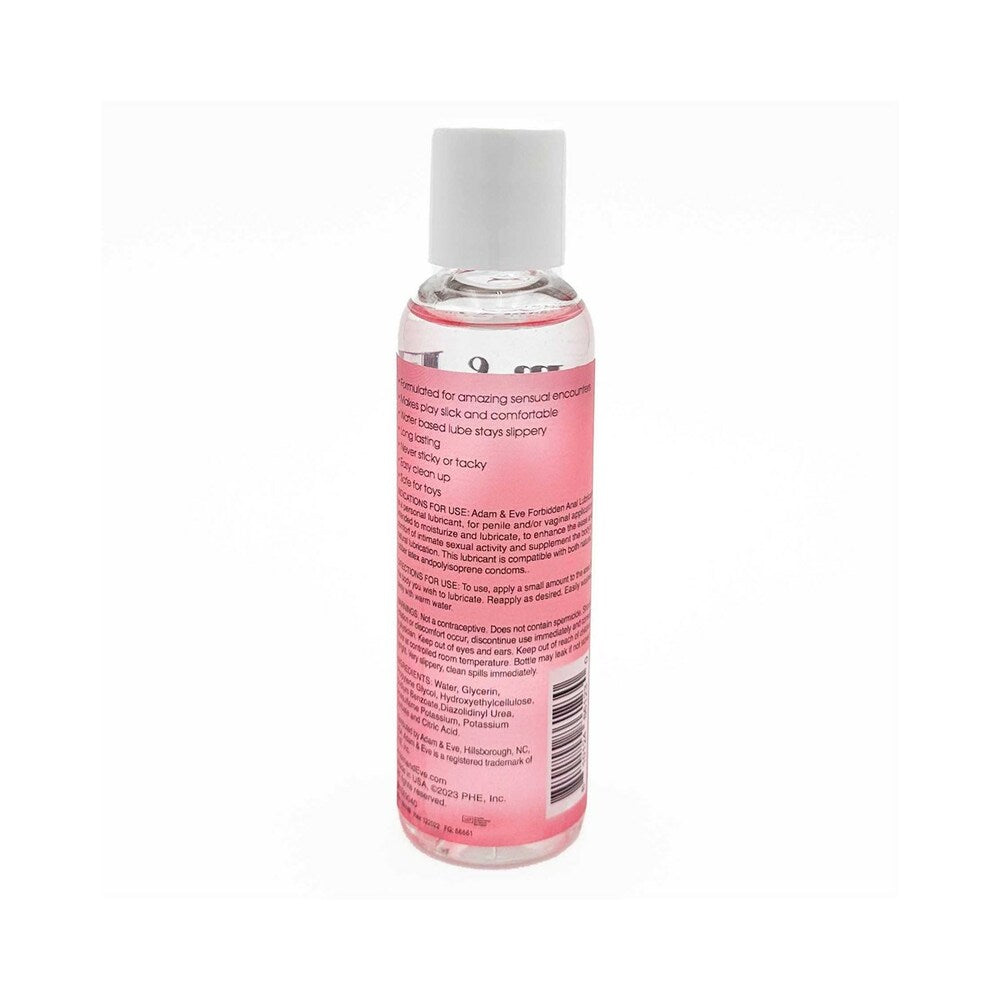 ADAM & EVE FORBIDDEN WATER-BASED ANAL LUBRICANT 4 OZ.