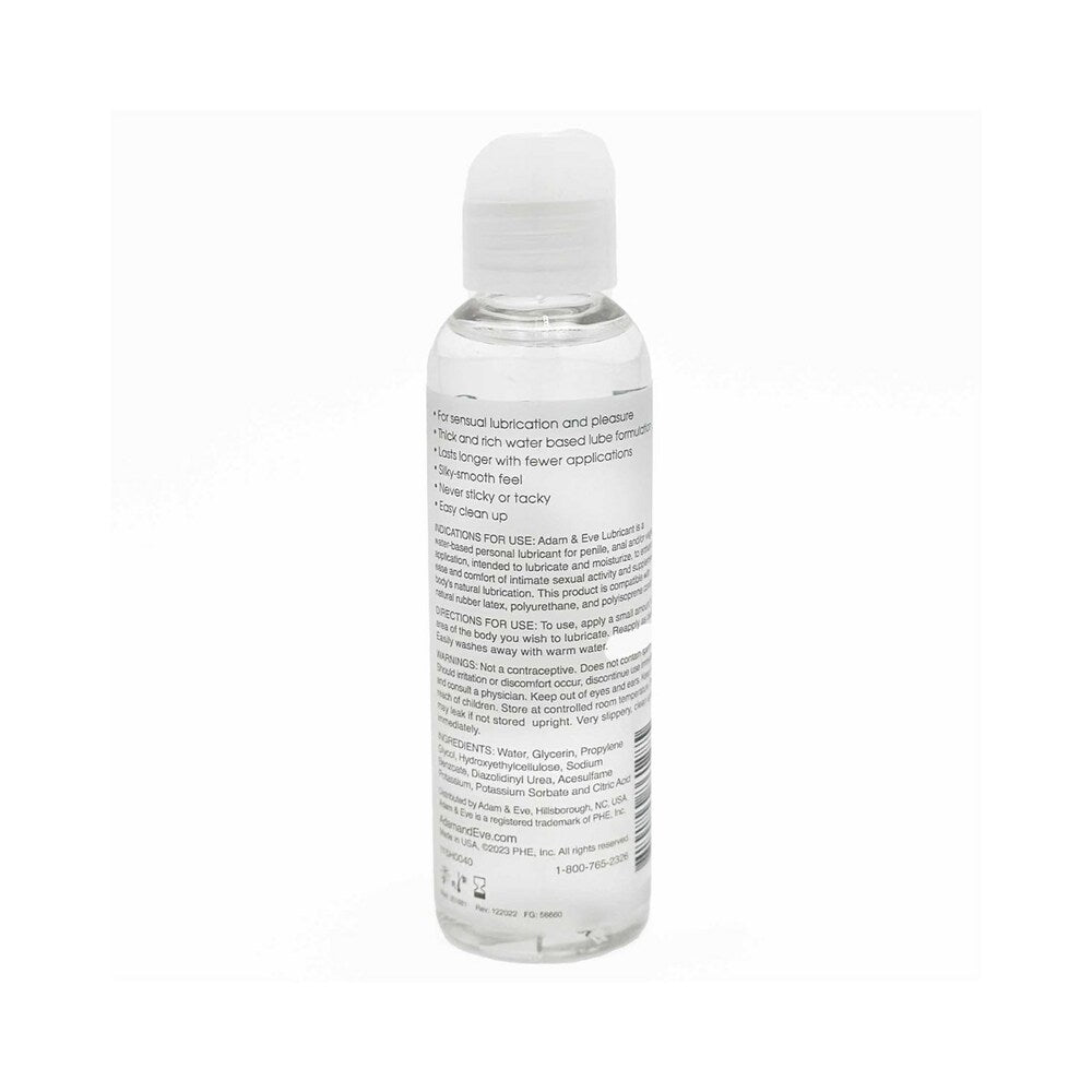 ADAM & EVE WATER-BASED LUBRICANT 4 OZ.
