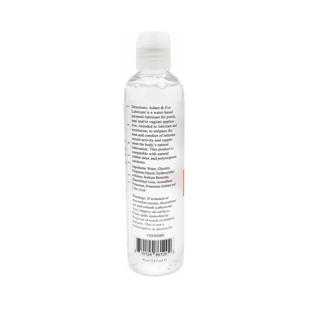 ADAM & EVE WATER-BASED LUBRICANT 8 OZ.
