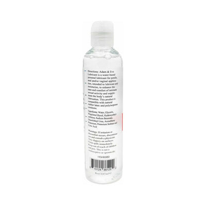 ADAM & EVE WATER-BASED LUBRICANT 8 OZ.