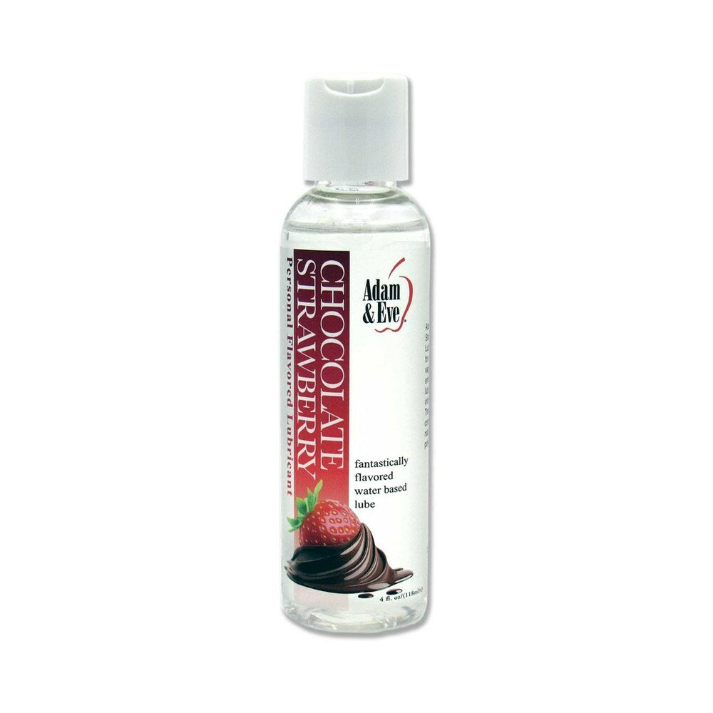 ADAM & EVE - FLAVORED LUBRICANT CHOCOLATE STRAWBERRY 4 OZ.