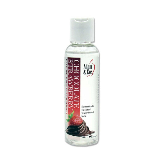 ADAM & EVE - FLAVORED LUBRICANT CHOCOLATE STRAWBERRY 4 OZ.