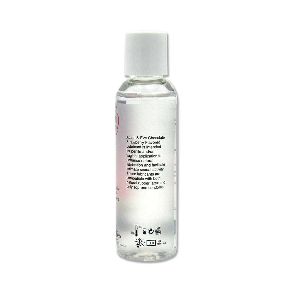 ADAM & EVE - FLAVORED LUBRICANT CHOCOLATE STRAWBERRY 4 OZ.