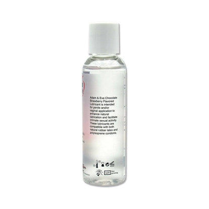 ADAM & EVE - FLAVORED LUBRICANT CHOCOLATE STRAWBERRY 4 OZ.