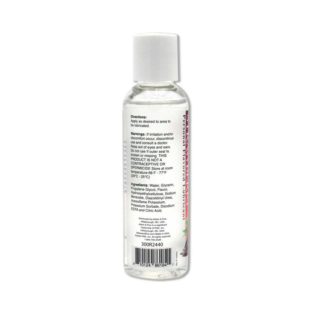 ADAM & EVE - FLAVORED LUBRICANT CHOCOLATE STRAWBERRY 4 OZ.