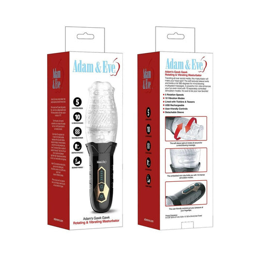 ADAM & EVE - ADAM''S GAWK GAWK ROTATING & VIBRATING MASTURBATOR