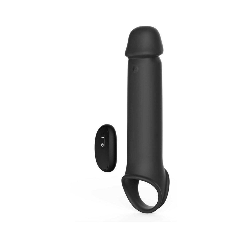 ADAM & EVE - ADAM''S XL VIBRATING EXTENSION SILICONE WITH REMOTE CONTROL