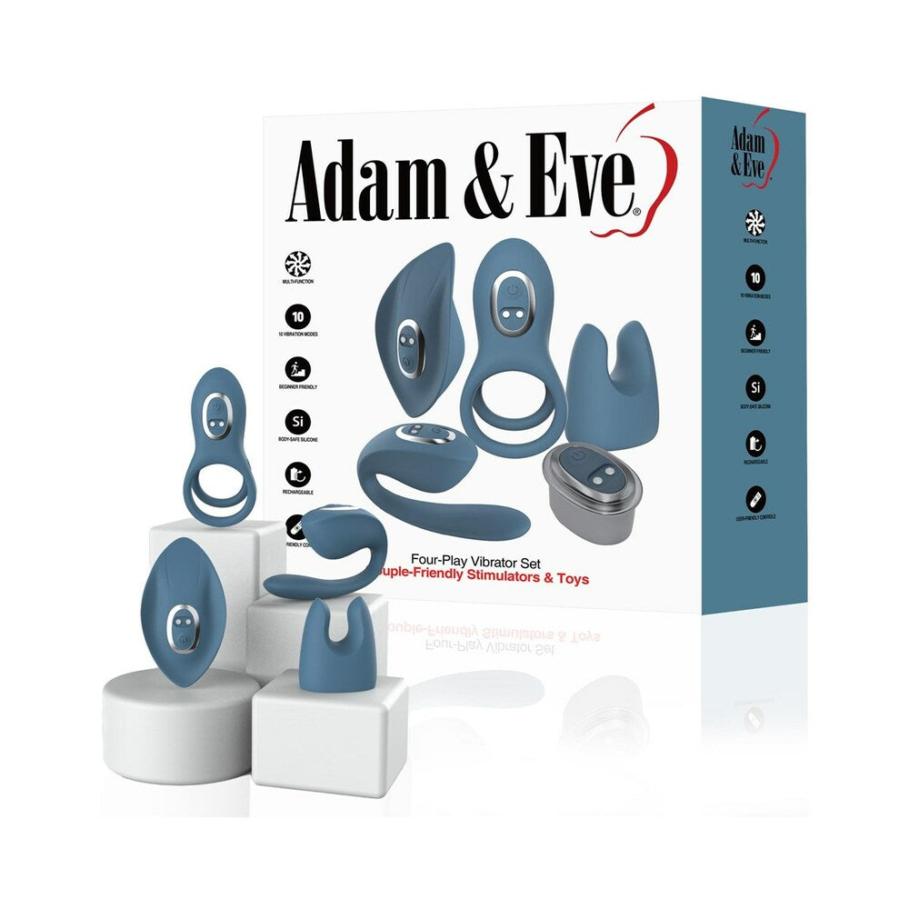 ADAM & EVE FOUR-PLAY VIBRATOR SET