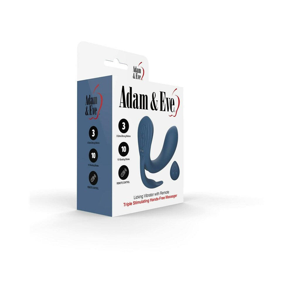 ADAM & EVE - LICKING VIBRATOR WITH REMOTE