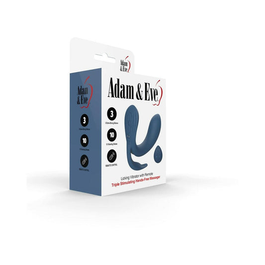 ADAM & EVE LICKING VIBRATOR WITH REMOTE