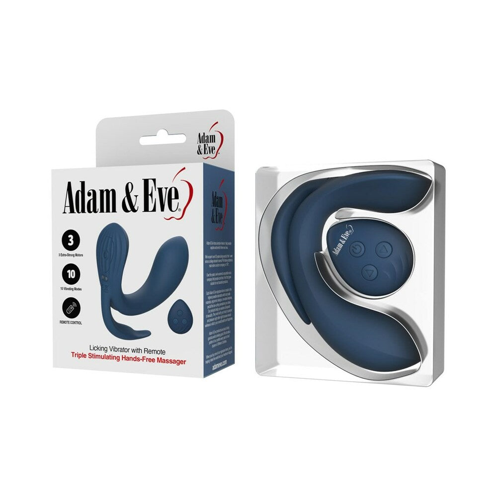 ADAM & EVE - LICKING VIBRATOR WITH REMOTE