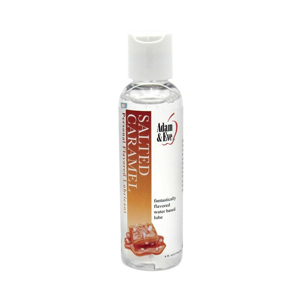 ADAM & EVE - FLAVORED LUBRICANT SALTED CARAMEL 4 OZ.
