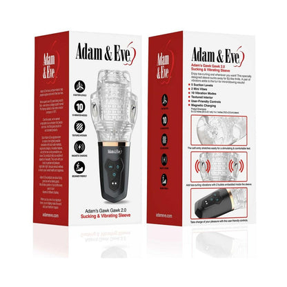 ADAM & EVE - ADAM''S GAWK GAWK 2.0 SUCKING & VIBRATING SLEEVE