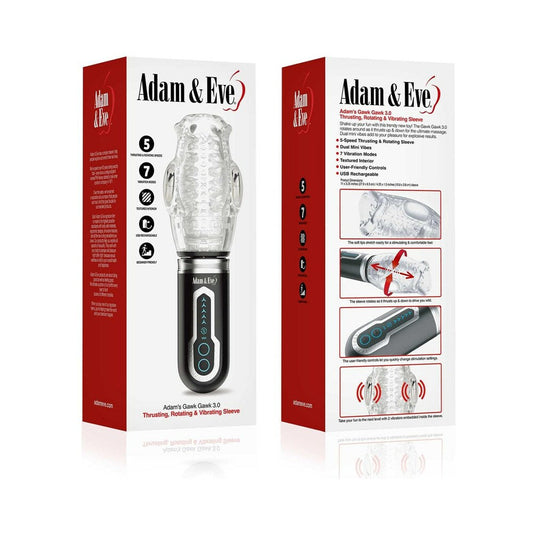 ADAM & EVE - ADAM''S GAWK GAWK 3.0 THRUSTING ROTATING & VIBRATING SLEEVE