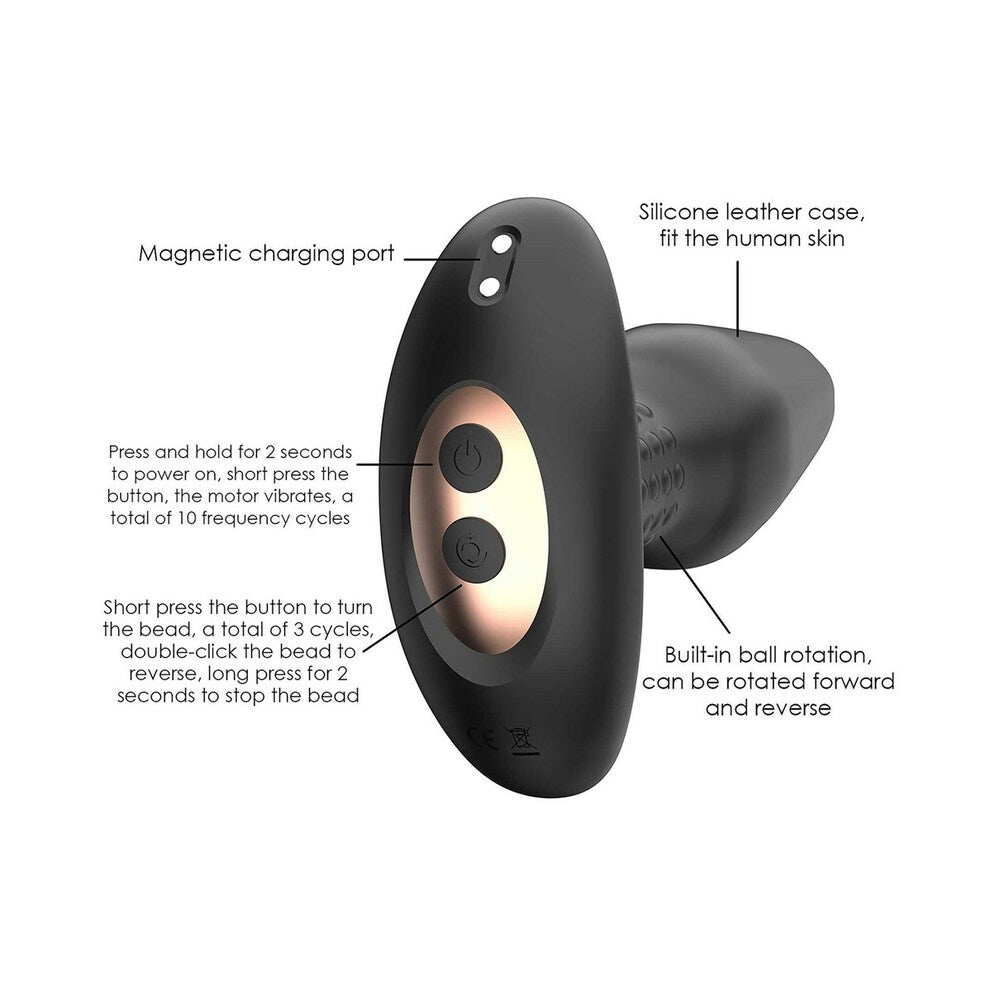 ADAM & EVE - CARL JR. VIBRATING & RIMMING PLUG