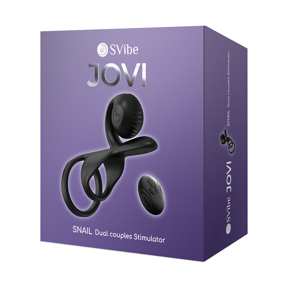 SVIBE - SNAIL JOVI COUPLES RING BLACK