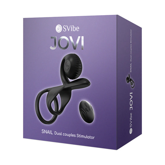 SVIBE - SNAIL JOVI COUPLES RING BLACK