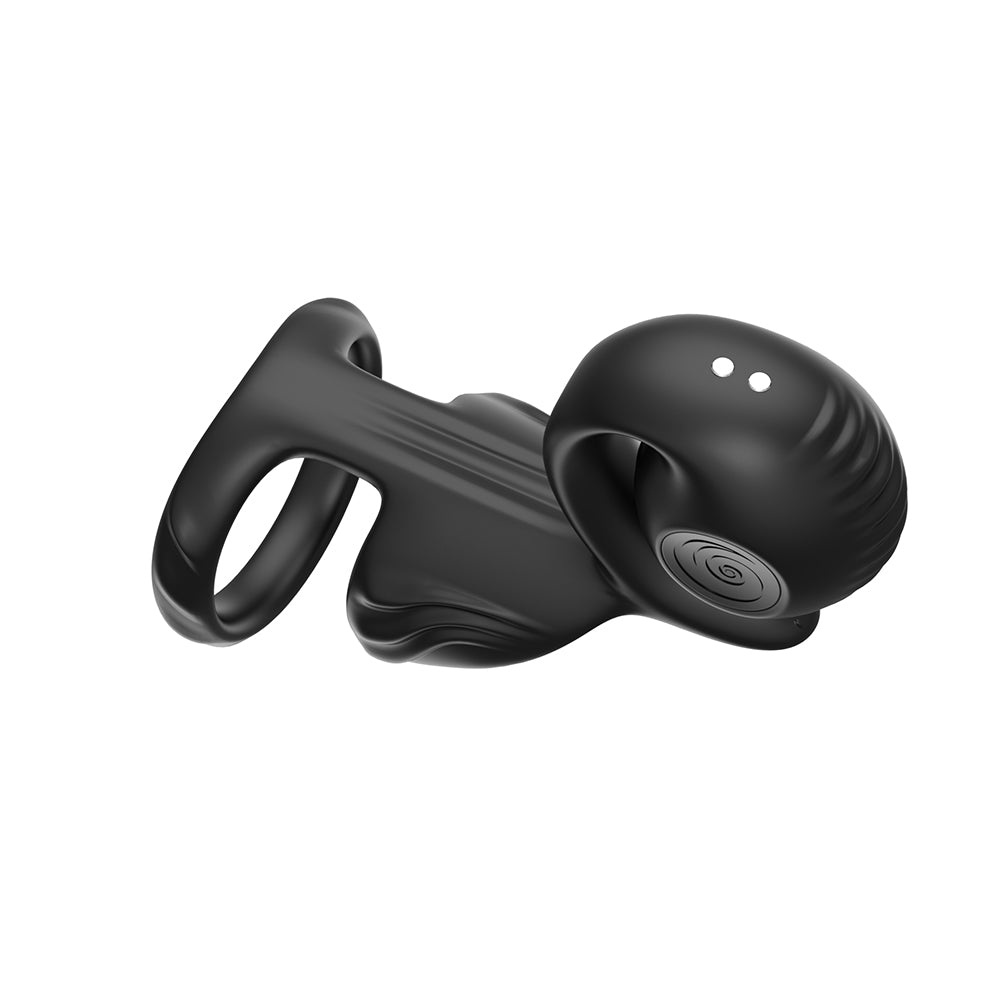 SVIBE SNAIL JOVI COUPLES RING BLACK