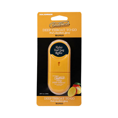 DOC JOHNSON - SPRAY BUCAL PROFUNDO GOODHEAD PARA LLEVAR MANGO 0.3 OZ.