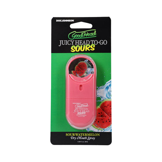 DOC JOHNSON - GOODHEAD JUICY HEAD DRY MOUTH SPRAY TO-GO SOUR WATERMELON 0.3 OZ.