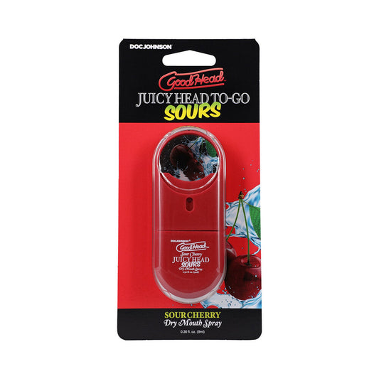 DOC JOHNSON - GOODHEAD JUICY HEAD DRY MOUTH SPRAY TO-GO SOUR CHERRY 0.3 OZ.