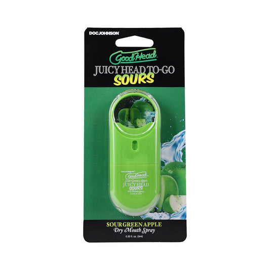 DOC JOHNSON - GOODHEAD JUICY HEAD DRY MOUTH SPRAY TO-GO SOUR GREEN APPLE 0.3 OZ.