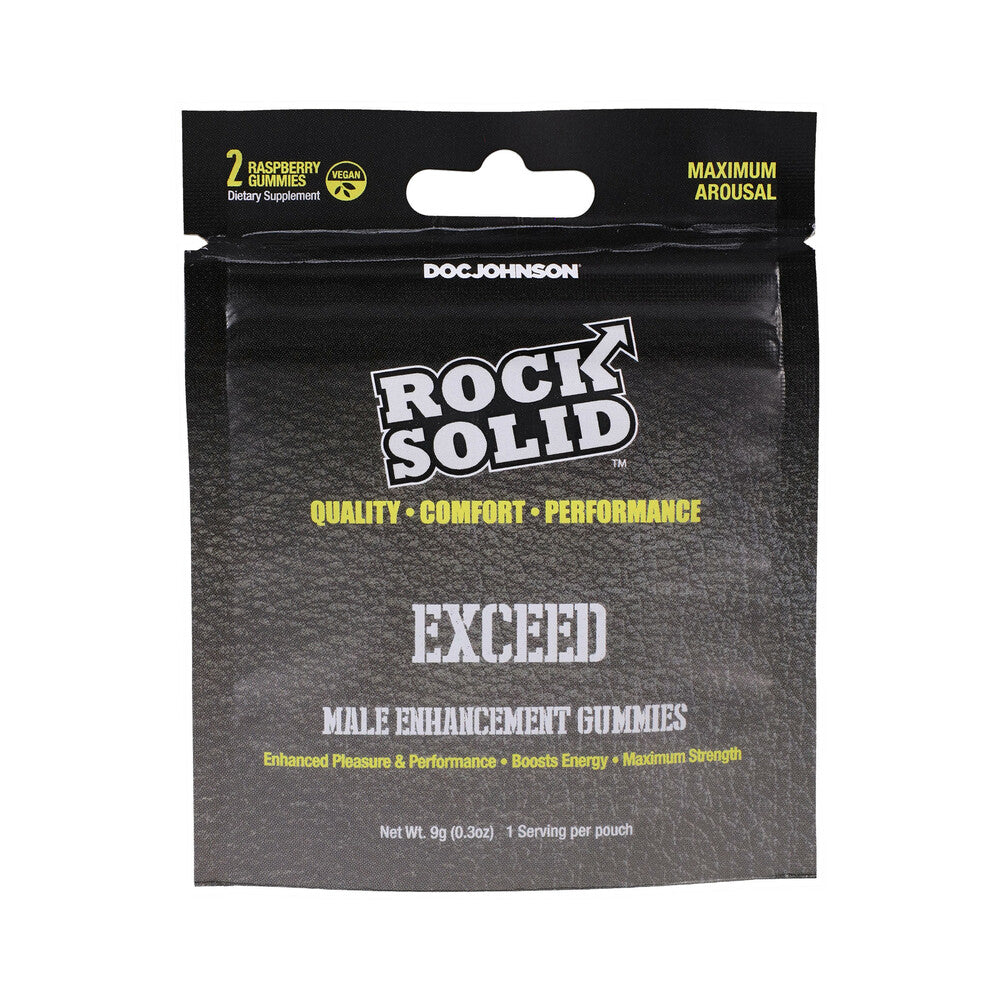 ROCK SOLID EXCEED MALE ENHANCEMENT GUMMIES 2-PACK