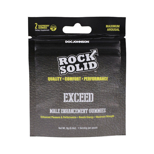 ROCK SOLID EXCEED MALE ENHANCEMENT GUMMIES 2-PACK