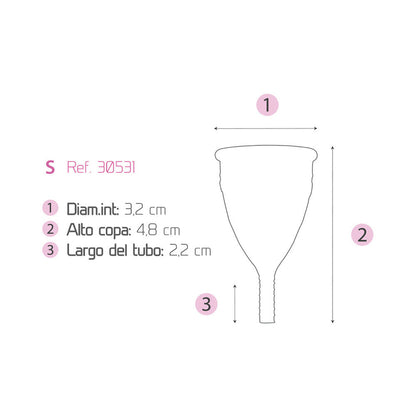 FEMINTIMATE EVE MENSTRUAL CUP SIZE S