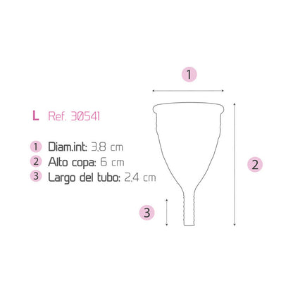 DOC JOHNSON - FEMINTIMATE EVE MENSTRUAL CUP SIZE L
