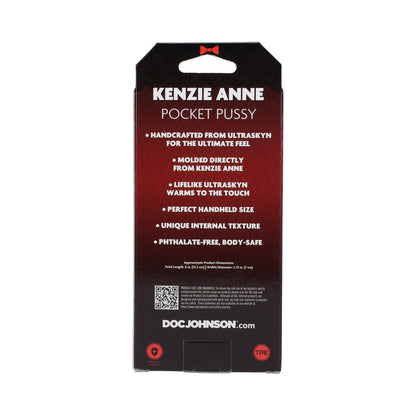 SIGNATURE STROKERS KENZIE ANNE ULTRASKYN POCKET PUSSY VANILLA