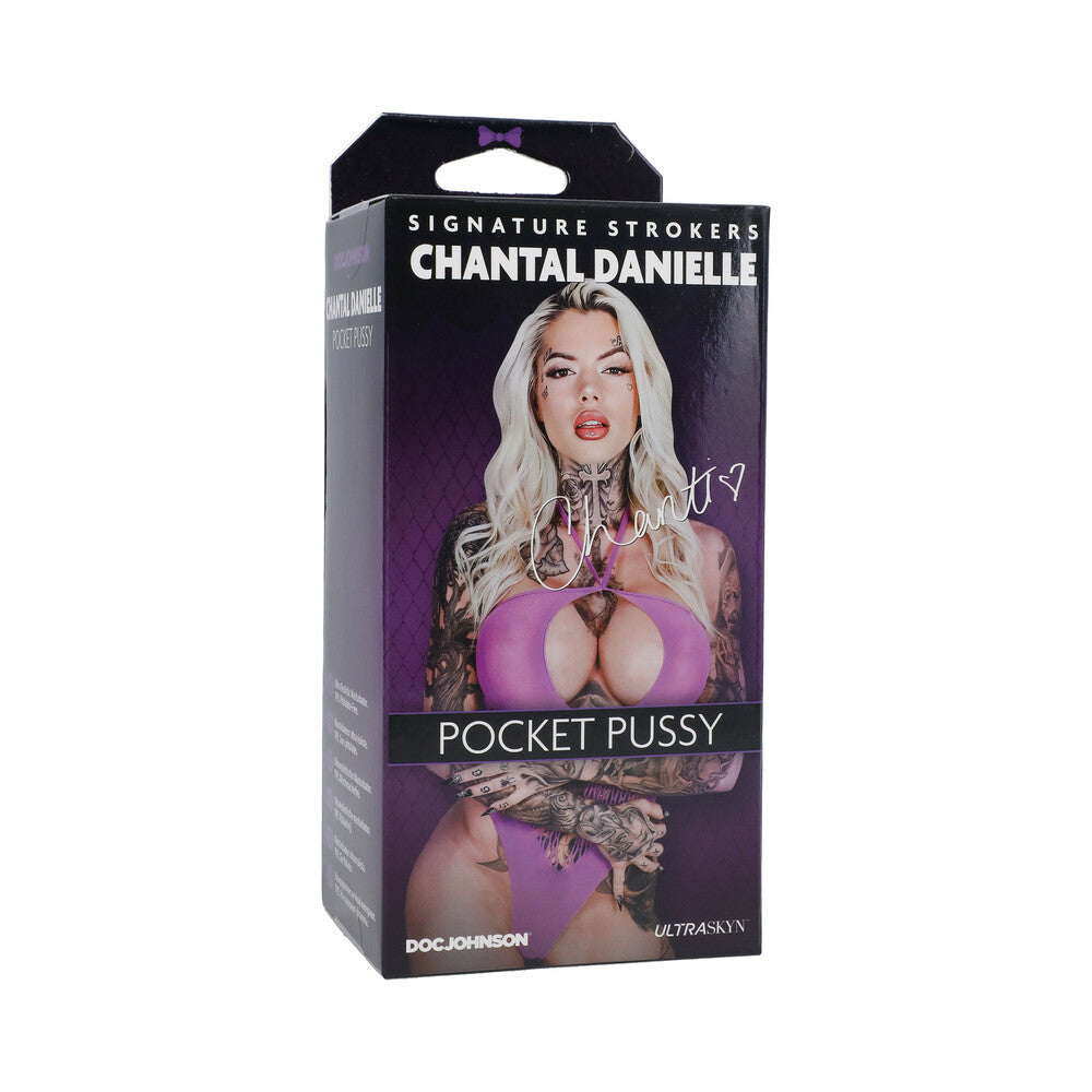 DOC JOHNSON - SIGNATURE STROKERS CHANTAL DANIELLE ULTRASKYN POCKET PUSSY VANILLA