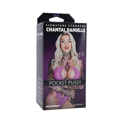 DOC JOHNSON - SIGNATURE STROKERS CHANTAL DANIELLE ULTRASKYN POCKET PUSSY VANILLA