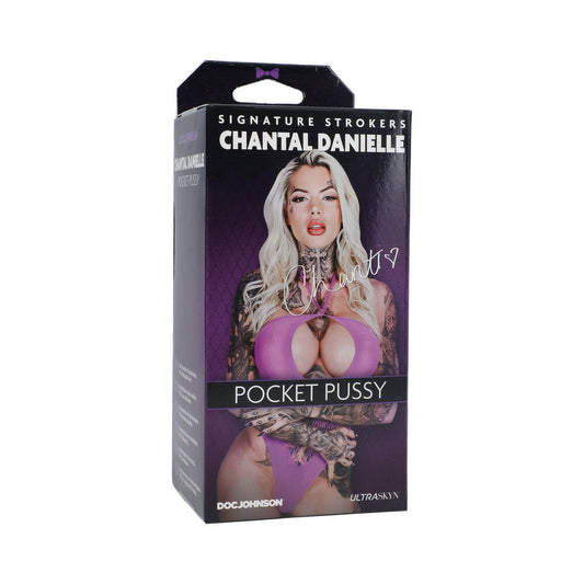 DOC JOHNSON - SIGNATURE STROKERS CHANTAL DANIELLE ULTRASKYN POCKET PUSSY VANILLA
