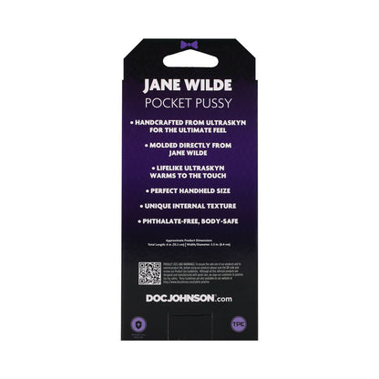 SIGNATURE STROKERS JANE WILDE ULTRASKYN POCKET PUSSY VANILLA