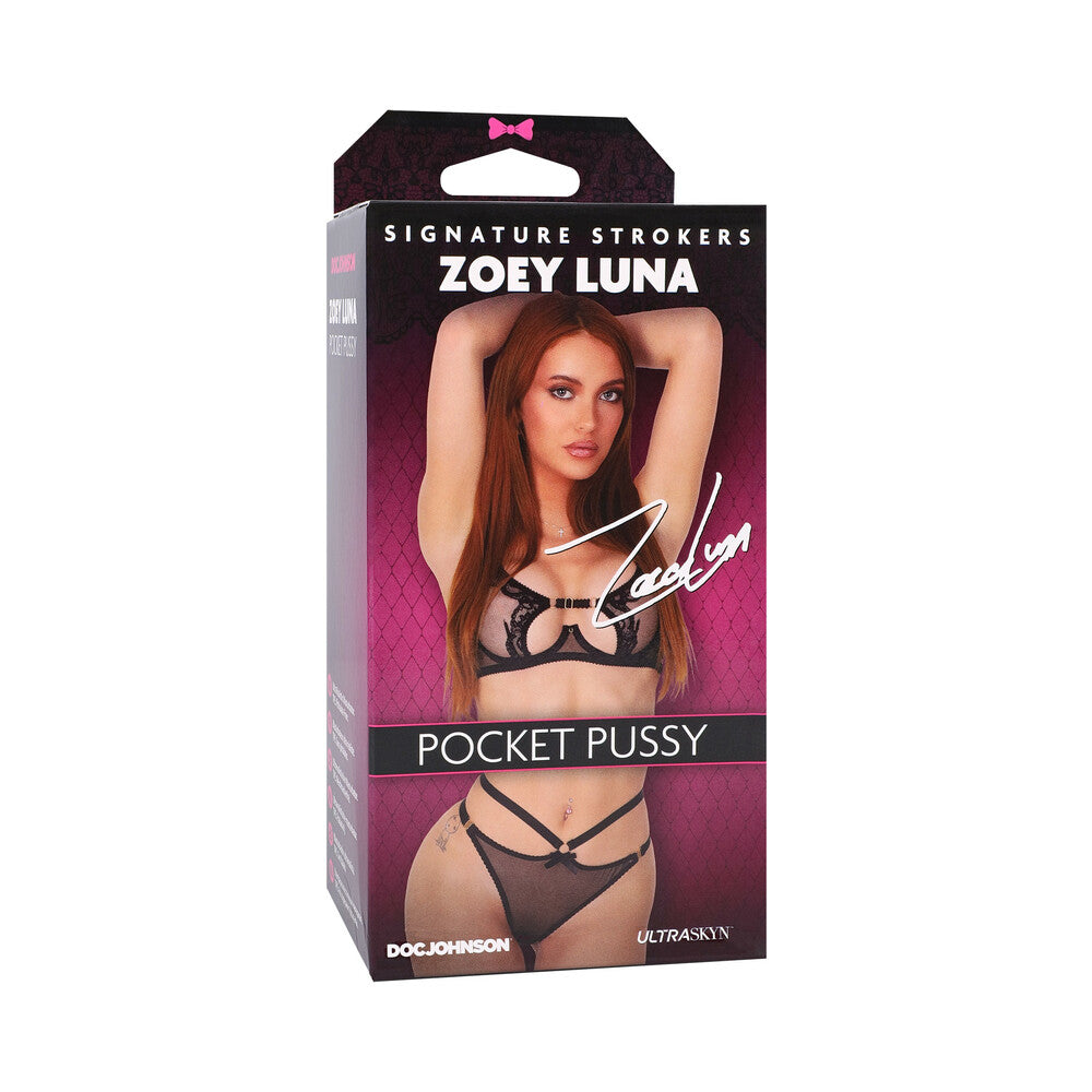 DOC JOHNSON - SIGNATURE STROKERS ZOEY LUNA ULTRASKYN POCKET PUSSY VANILLA